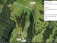 Mappa delle piste La Combette - Baulmes