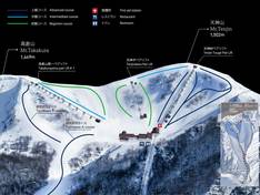 Mappa delle piste Mount Tanigawa - Tanigawadake Tenjindaira