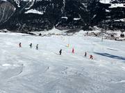 Corso di sci per bambini a Savognin