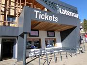 Area casse curata a Pampeago