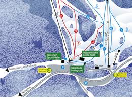 Mappa delle piste Haldenköpfle