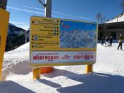 Segnaletica delle piste a Obereggen
