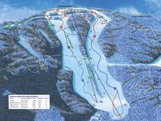 Mappa delle piste Severka - Dolní Lomná