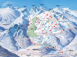 Mappa delle piste Golm