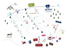 Mappa delle piste Val Formica - Cima Larici