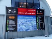 Pannello informativo dettagliato presso la stazione a valle Hromovka