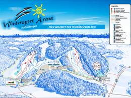 Mappa delle piste Holzelfingen (Lichtenstein) - Wintersport Arena