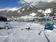 Vista su Lermoos dalla seggiovia Familyjet