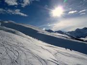 Area di neve fresca tra Clavadeler Bubble e Jatz Quattro
