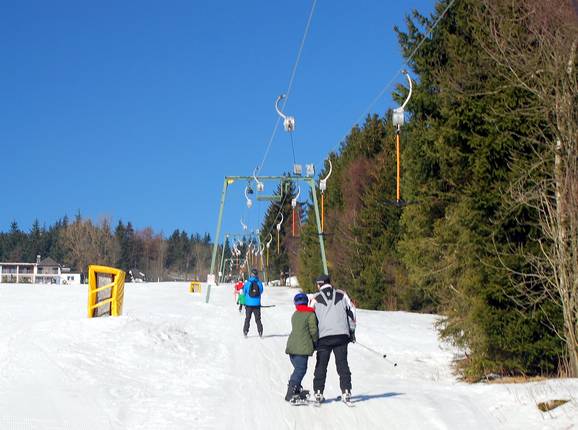 Obere Postwiese - Skilift con T-bar/ancora