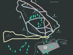 Mappa delle piste 3-5 Pigadia - Naoussa