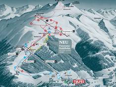 Mappa delle piste Glungezer - Tulfes