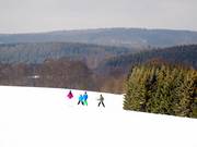 Discesa facile dalla ripida.