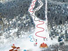 Mappa delle piste Mraznica - Hnilčík