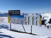 Tabellone informativo dettagliato con informazioni aggiornate sullo stato di funzionamento