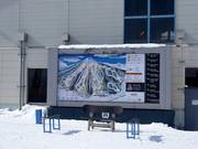 Tabellone informativo con informazioni operative aggiornate