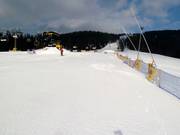 Pista di esercitazione nella zona a valle