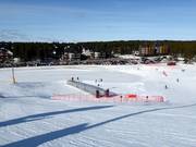 Pista per principianti con tappeto al Zero Point (Levi Center)