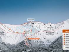 Mappa delle piste Broken River Ski Field