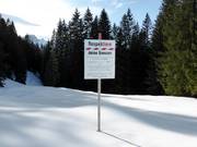 Rispetta i tuoi limiti - Avviso per la protezione degli animali