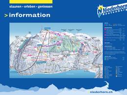 Mappa delle piste Niederhorn - Beatenberg