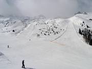 Vista sulle piste Floria e Crochues