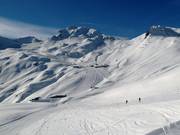 Vista sulle piste presso la Parsennhütte