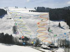 Mappa delle piste Thaler Höhe - Wiederhofen (Missen-Wilhams)