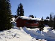 Chalet in legno direttamente sulle piste
