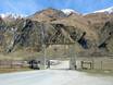 Alpi Meridionali (Nuova Zelanda): Accesso nei comprensori sciistici e parcheggio – Accesso, parcheggi Treble Cone