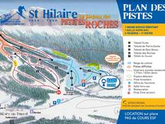 Mappa delle piste Saint Hilaire du Touvet