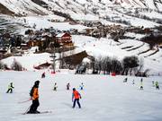 Discesa a valle verso Saint Sorlin d’Arves