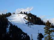 Vista sulla discesa Peak