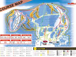 Mappa delle piste Kamui Ski Links