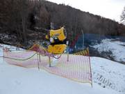 Cannone da neve ad alte prestazioni ad Aprica