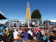 FirnBar alla partenza della discesa verso la stazione intermedia