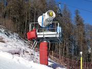 Cannone da neve nell’area sciistica