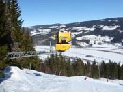 Cannone da neve ad alte prestazioni a Kvitfjell