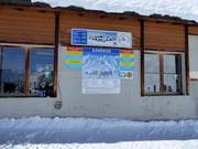 Mappa delle piste presso la stazione Gandegg