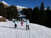 Facile variante presso la pista Falzeben I