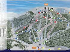 Mappa delle piste Babin Do - Bjelašnica