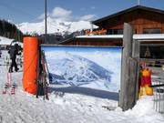 Mappa delle piste alla stazione intermedia Bergeralm