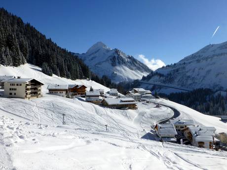 Alpi Orientali Settentrionali: Offerta di alloggi dei comprensori sciistici – Offerta di alloggi Damüls Mellau