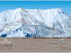 Mappa delle piste Les Contamines/Hauteluce