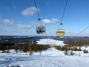 Pohjois Express - 4pers.| Seggiovia ad alta velocità (ad agganciamento automatico) con cupole di protezione