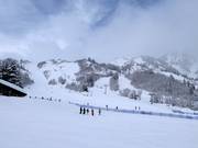 Vista sull’area sciistica presso la seggiovia Wildcat Express