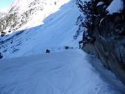 Itinerario sciistico Fernau alla stazione a valle