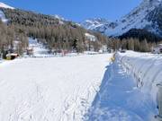 Il campo scuola Cevedale con tappeto coperto