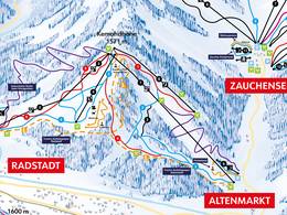 Mappa delle piste Radstadt/Altenmarkt
