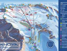 Mappa delle piste La Hoya